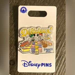 Disneys 2024 Mickey and Minnie World Showcase France Trading Pin
